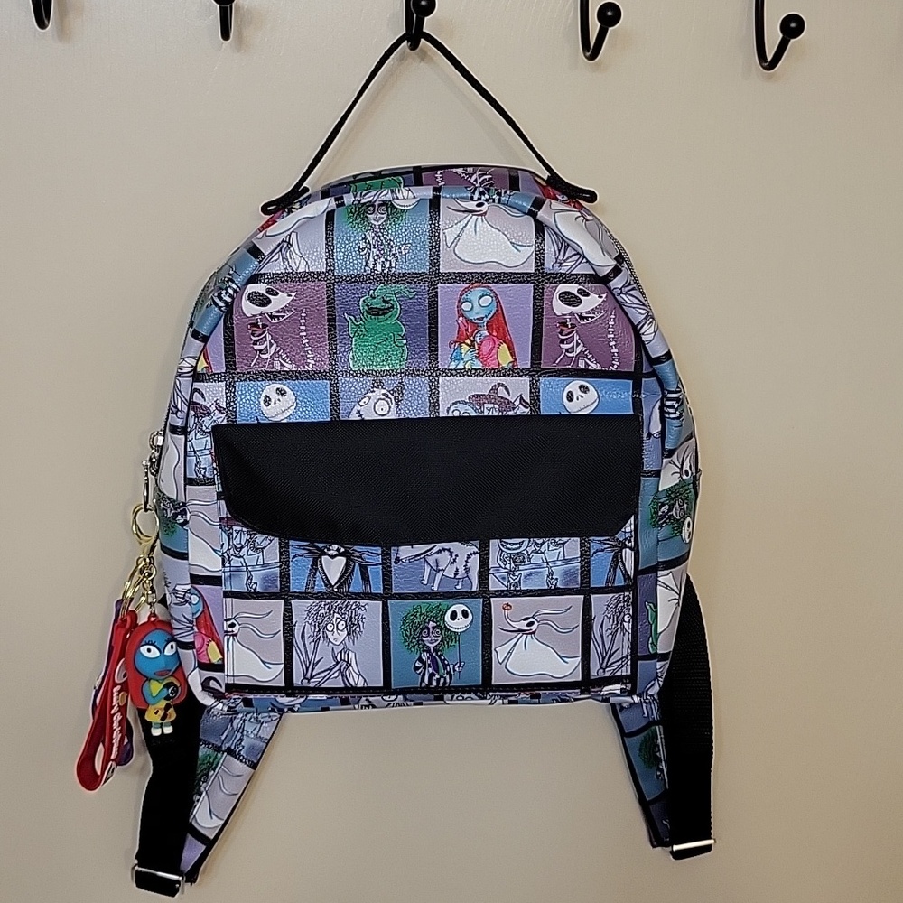 Nightmare Patchwork Mini Backpack - Purple Multi … - image 2